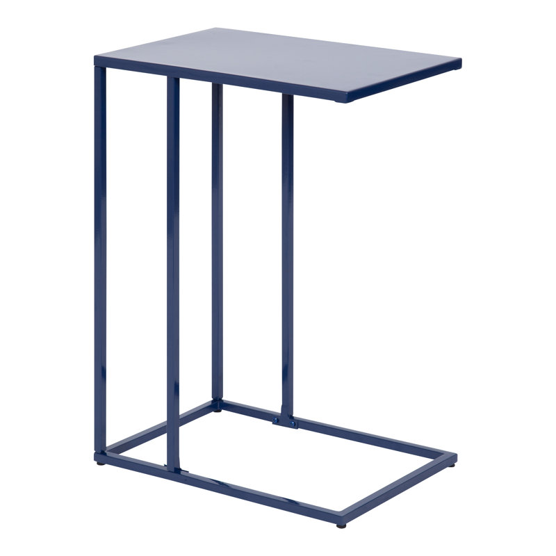 Amneet 27" Tall C End Table, Navy Blue