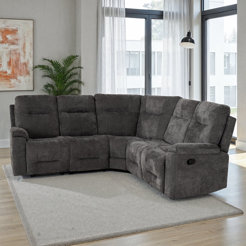 Roopal 5 Seater Fabric Corner Sofa 