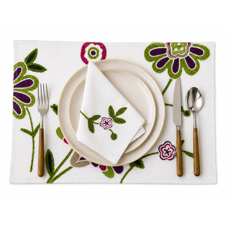 Récapitulatif de 20 po Flora Linens, Violet