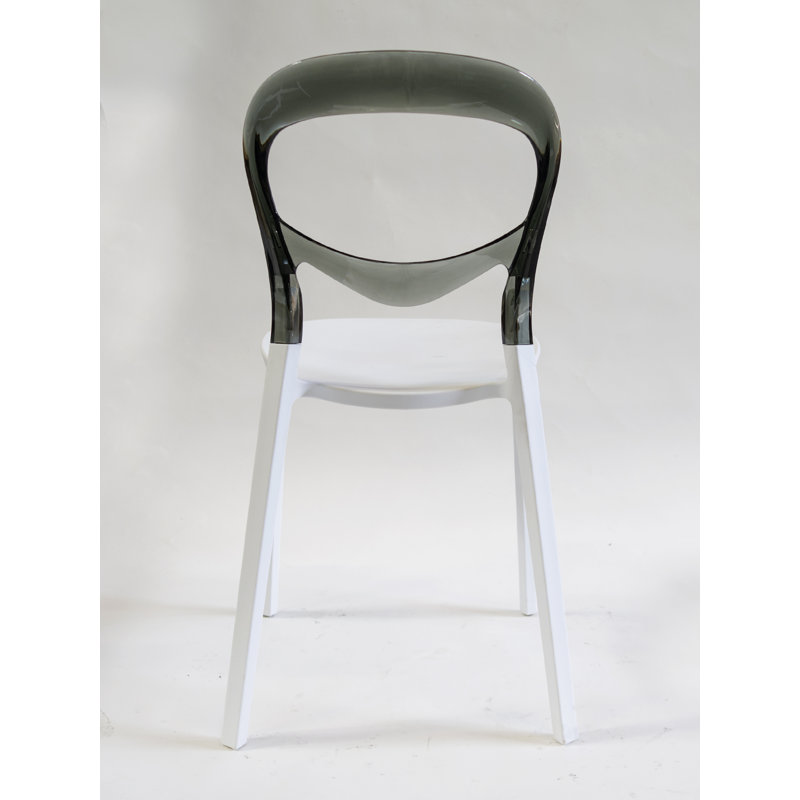 Chaise d'appoint Mendelsohn, Blanc/gris