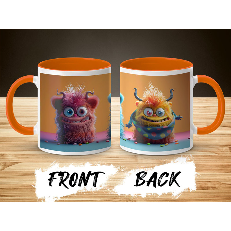 Ceramic Coffee Mug, Orange