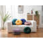 Coussin décoratif en velours 18 po -1432578887