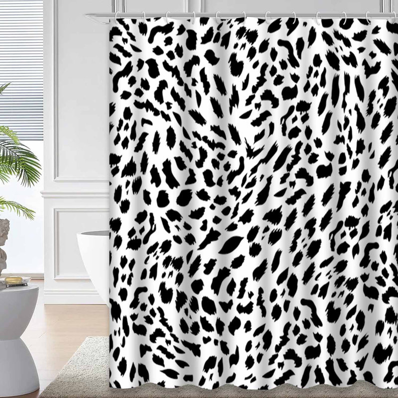 Rideau de douche Cheetah Leopard, L 72 po x l 72 po