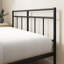 Minimalist Metal Bed Frame with Slatted Headboard-1842282498-1842282497
