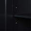 Grande armoire de salle de bain avec panier à linge, grand panier à linge inclinable et armoire de rangement supérieure-1241001045