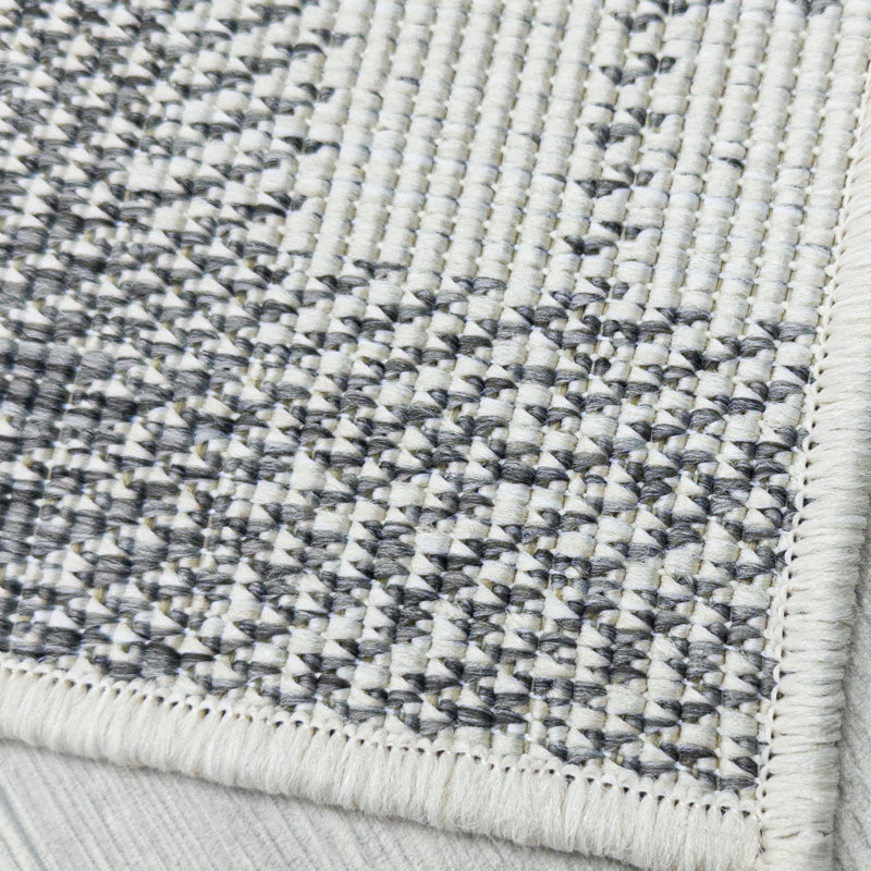 Runner Plaid Flatweave Area Rug, Runner 60 x 150 cm