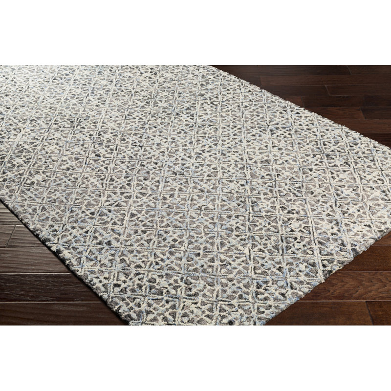 Avon Hand Tufted Wool Oriental Area Rug, Rectangle 2' x 3'