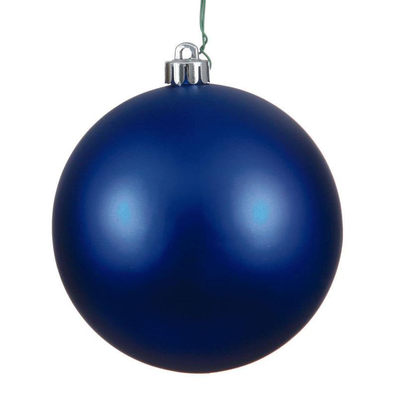 Décoration de boule décorative des Fêtes, Bleu cobalt mat