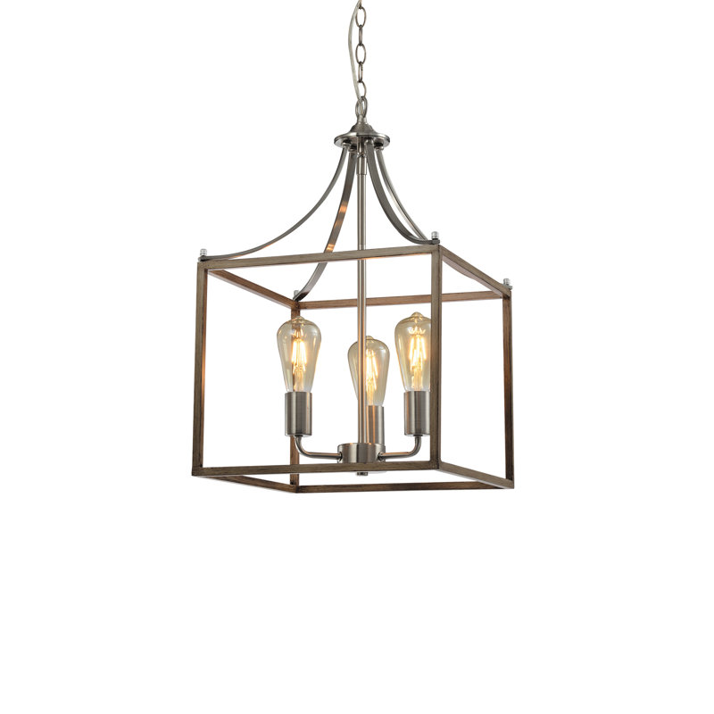 Coan 3 - Light Wood / Sand Nickel Pendant