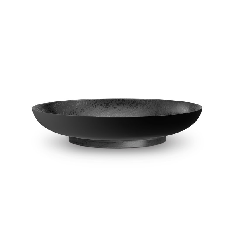 Alchimie Black Coupe Bowl - Medium, 12" D X 2.5" H
