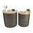 Nesting Half Moon Side Tables Set of 2