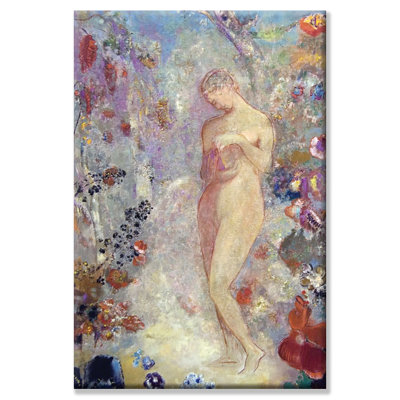 Reproduction d’art sur toile tendue, "pandora painting" par odilon redon