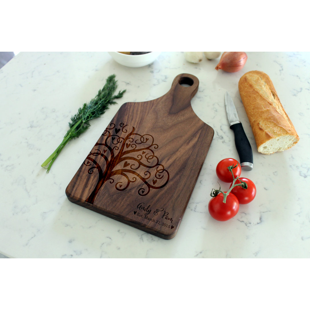 Etchey Walnut Wood Cutting Board Etchey 