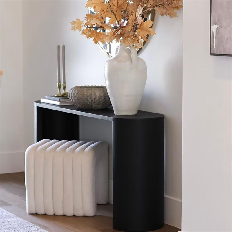 Console Minimalist, Noir, H 31,5 po x l 47,24 po x P 13,78 po