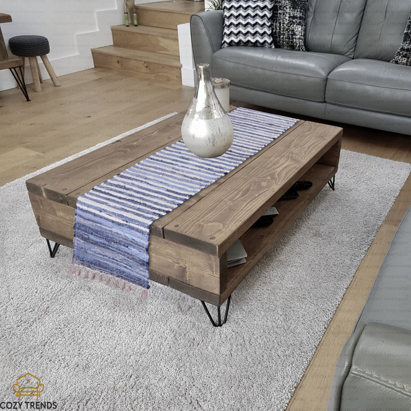 TABLE-RUNNER, 108" L x 15" D, Blue/White