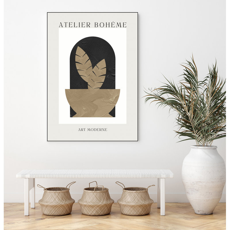 Atelier Bohème Iii, toile encadrée