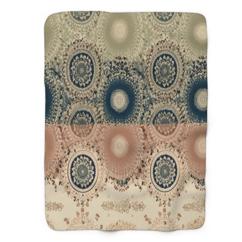 Texture hippie - couverture 1 pièce, Lit simple