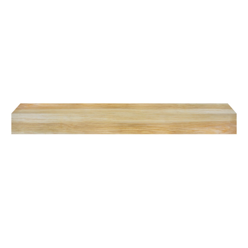 Emerald Lee 3 Piece Oak Floating Shelf, 3" H x 49" W x 7" D