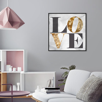 «Build on Love Stone», impression sur toile