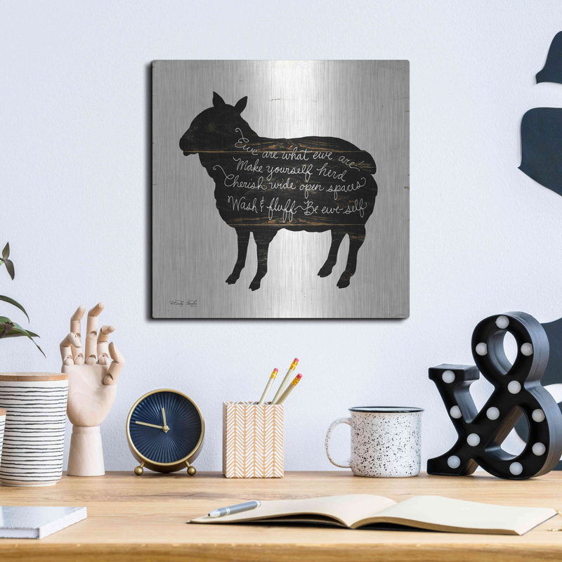 Luxe Art «Sheep - Make Yourself Herd» par Cin «Sheep - Make Yourself Herd» par Cindy Jacobs