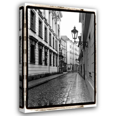 Red Barrel Studio® DeNardo, Laura Gallery Wrapped Canvas Art Titled: The Streets of Prague III