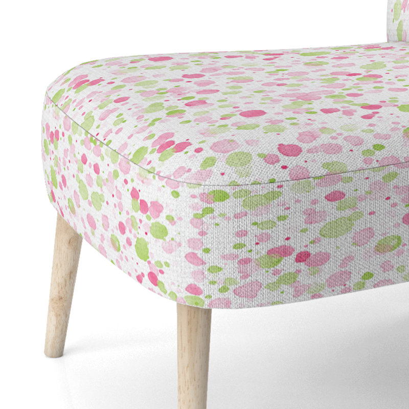 Chaise rembourrée moderne - Chaise d'appoint Rosée, Chaise d'appoint sans accoudoirs