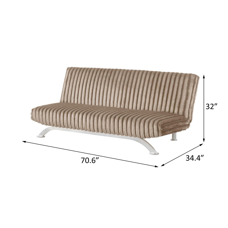 Canapé-lit l 70,6 po, Taupe