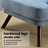 Velvet Accent Chair with Ottoman-1710967806-1710967802