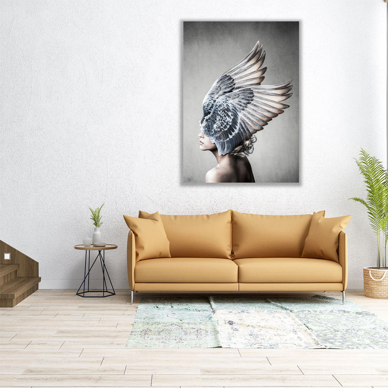 Selene - reproduction d'art sur toile, H 40 po x l 30 po