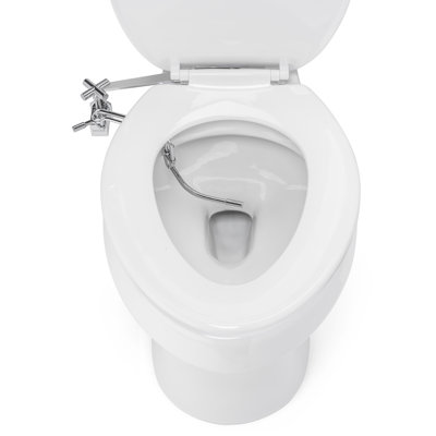 Bidet latéral entièrement en métal avec douchette réglable, température ambiante