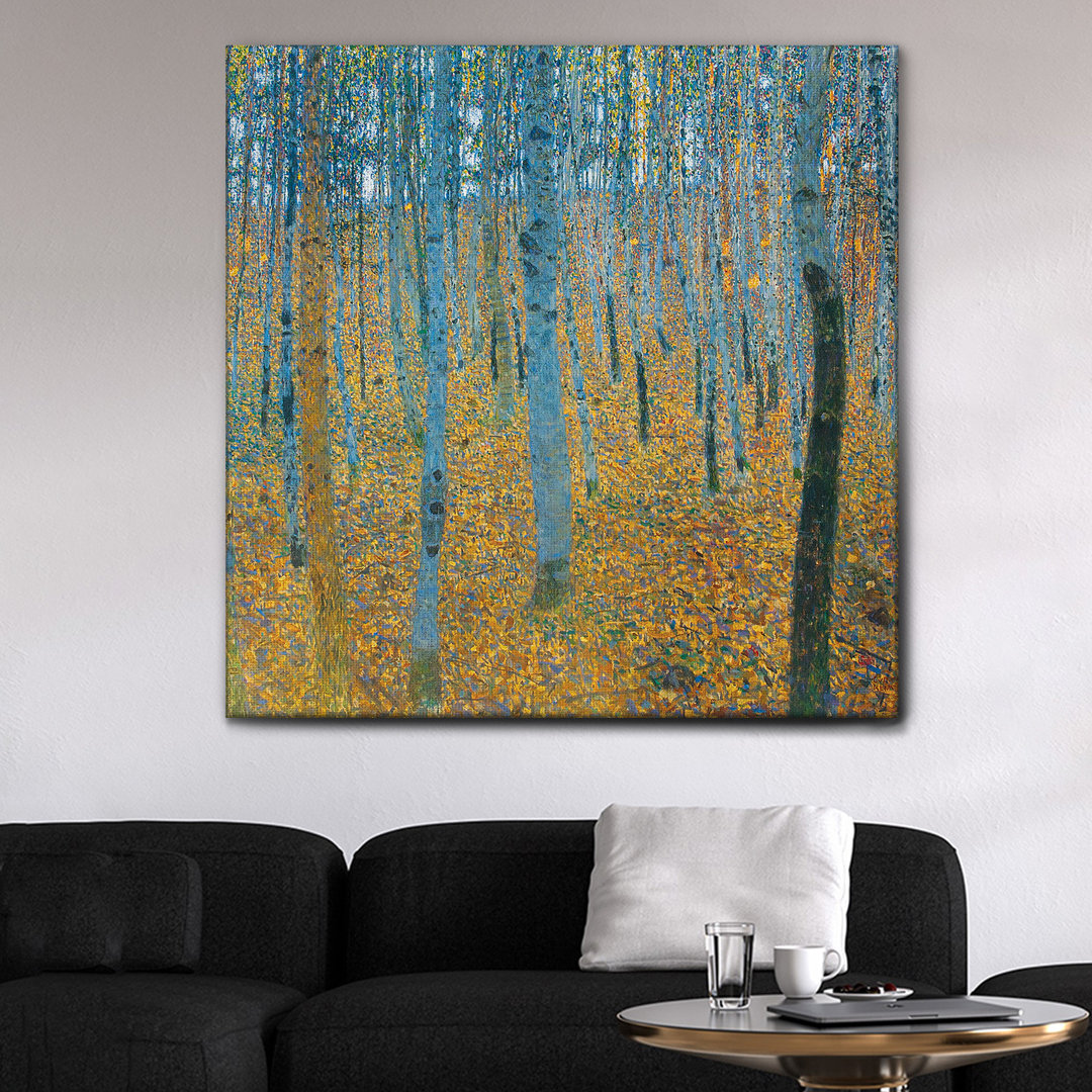 Wandbild Beech Forest von Gustav Klimt