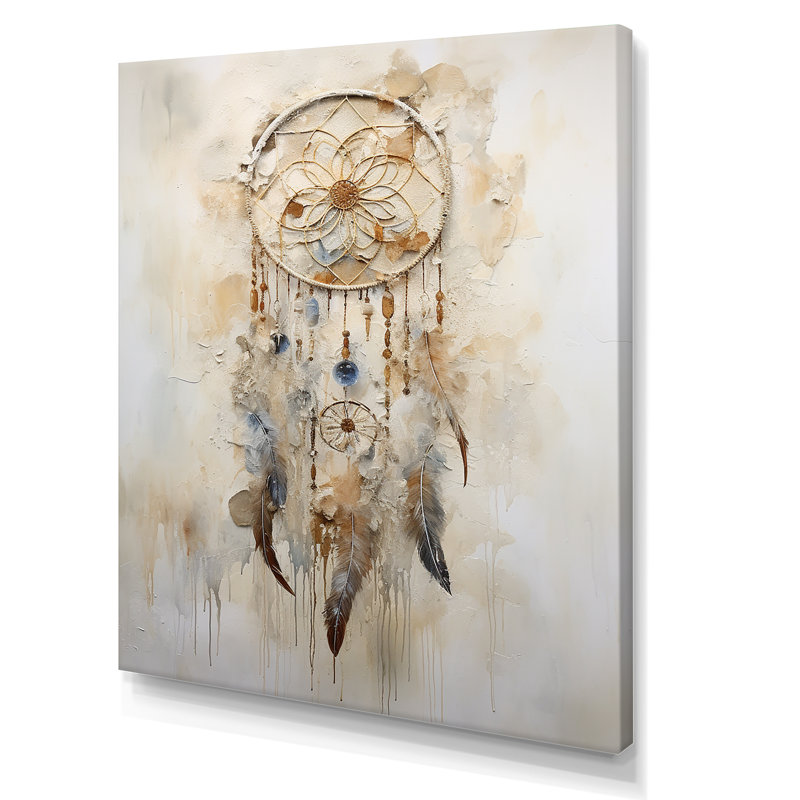 "Dreamcatcher", art sur toile, Toile tendue, H 40 po x l 30 po x P 1,5 po