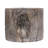  Fources 7.9" H x 9.5" W x 9.7" L. Round Tree Stump Cement Pedestal-24628254