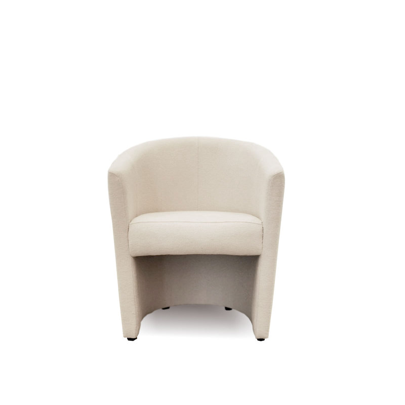 63Cm Wide Tub chair, White