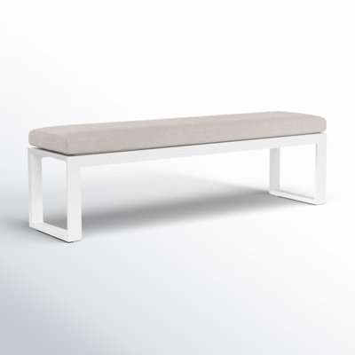 Camela Powder Coated Aluminium Outdoor Bench