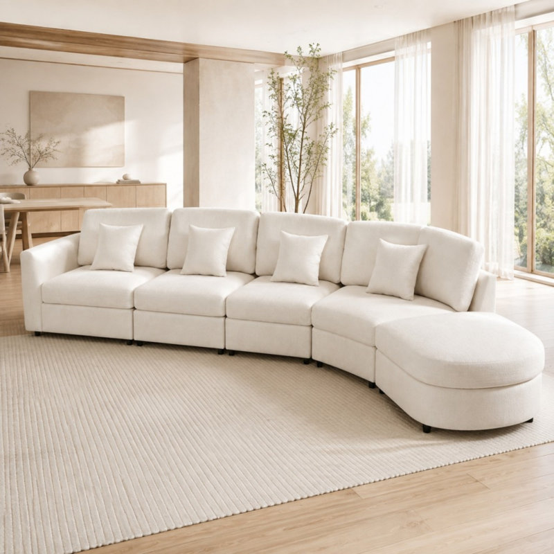 Canapé modulaire modulaire, Beige