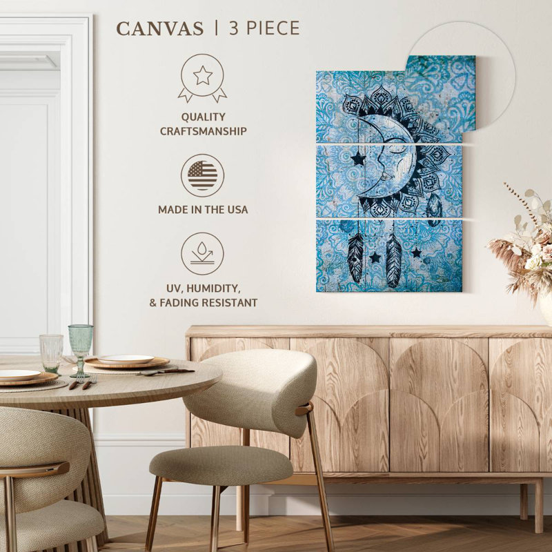 Mandala Kerner Boho, H 74 po x l 48 po
