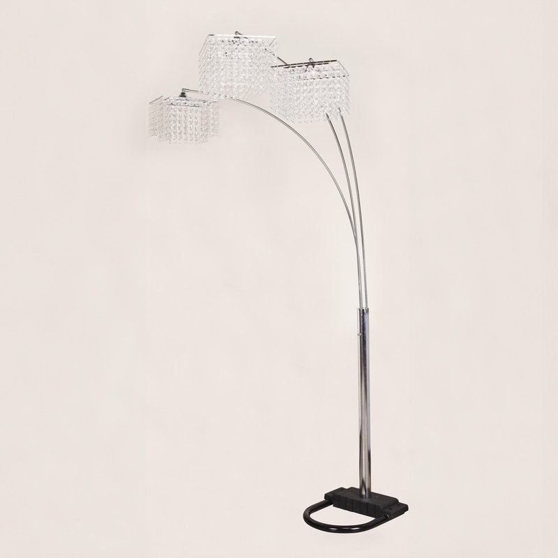 Lampe courbée de salon moderne de style moderne et luxueux