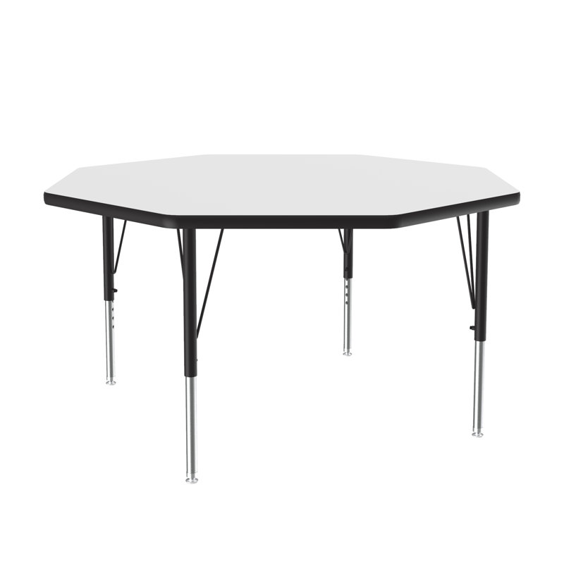 Table d'activités octogonale en stratifié octogonal