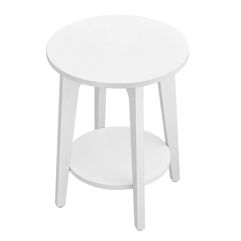 Alessandro End Table, White