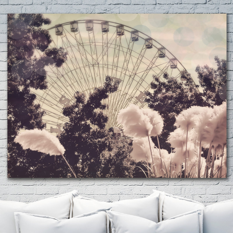 Feathery Ferris by Ashley Davis - Wrapped Canvas Print, 61cm H x 81cm W x 4cm D