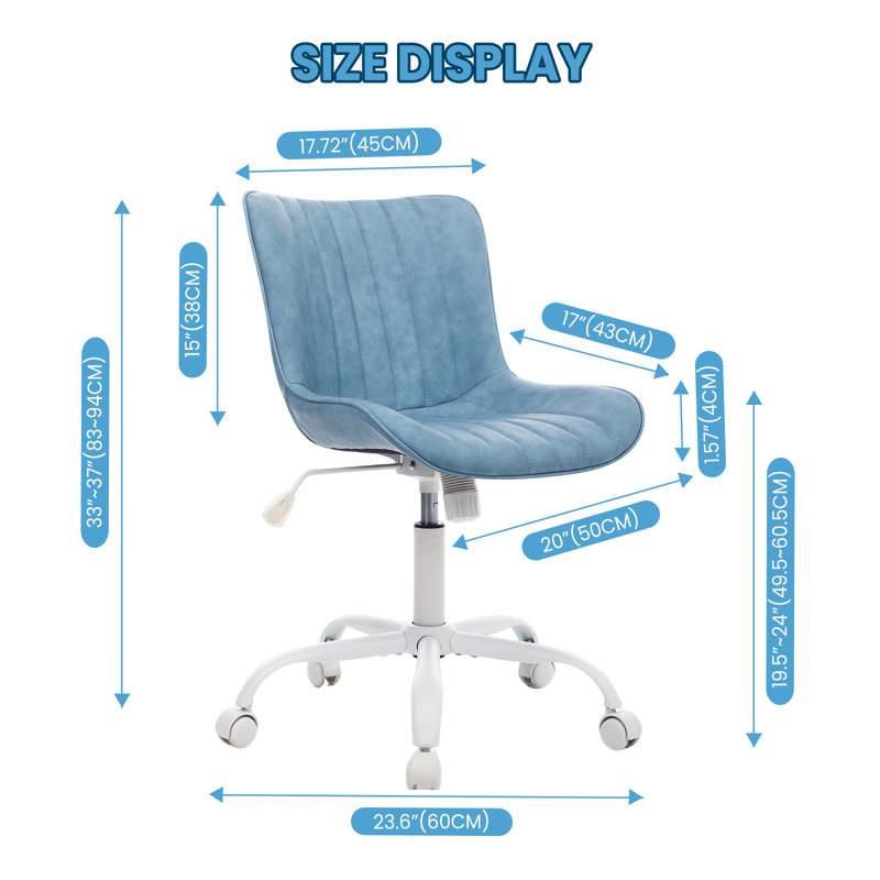 Office Chair, Blue