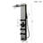 4-way Diverter Shower Tower Panel System with Adjustable Shower Head-94402712
