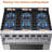 36" Freestanding Gas Range with 6 Sealed Burners & 6.0 Cu.Ft Convection Oven, Stainless Steel