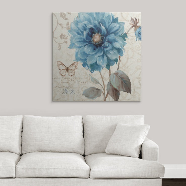 « ii » par lisa audit, impression A Blue Note, H 35 po x l 35 po x P 1,5 po, Toile