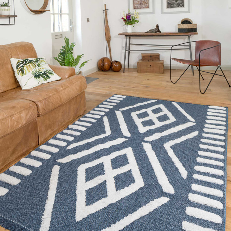 Breene Southwestern Hand Woven Area Rug, Rectangle 117 x 170 cm
