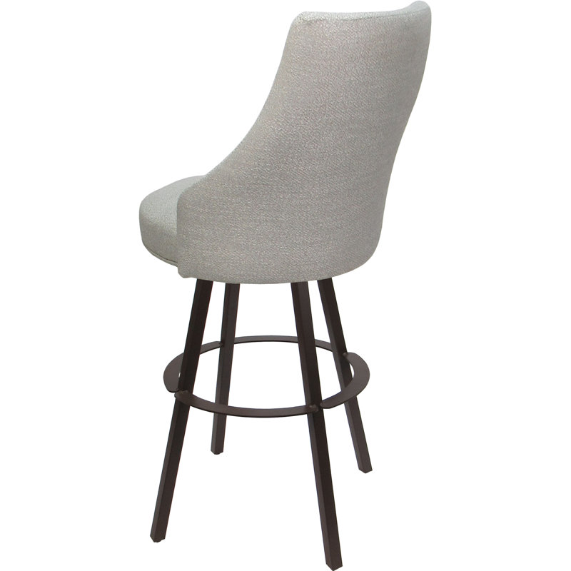 Williams Stone crème - brun, Tabouret de comptoir (siège d'une hauteur de 26 p