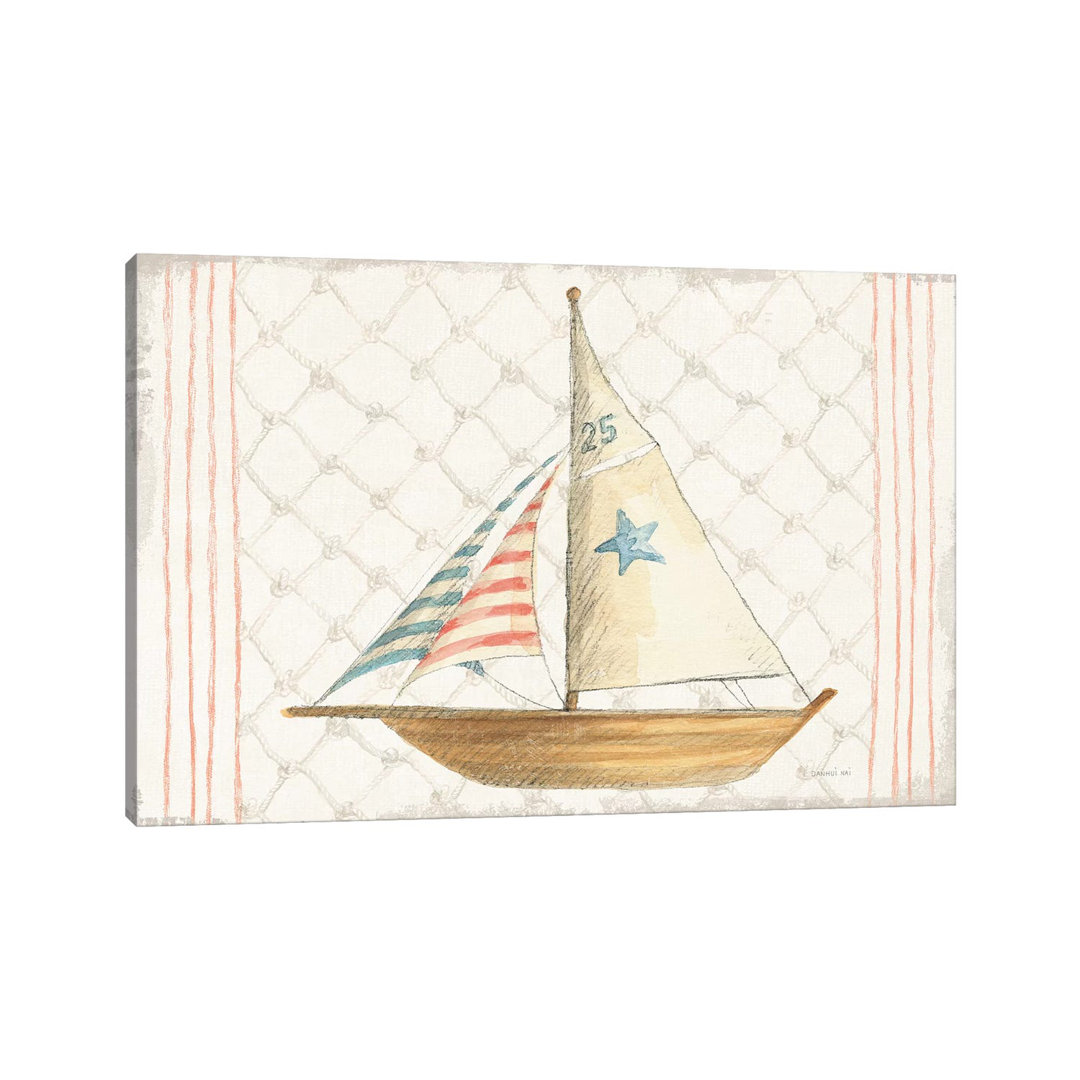 Floursack Nautical XII by Danhui Nai - Wrapped Canvas Art Prints