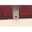 Tapis rouge en laine noué à la main de conception unique 4 pi 11 po x 6 pi 5 po One Age