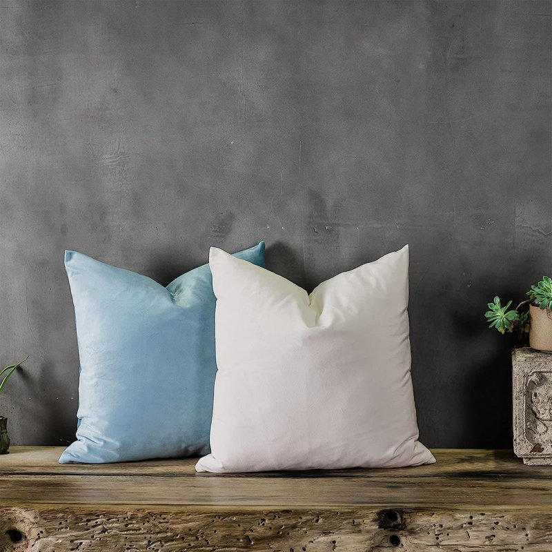 Housse de coussin , Bleu clair